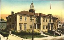 Dorchester Women's Club House Dorchester Massachusetts MA hand colored c1910 picture