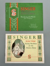 1926 SINGER Sewing Machine Brochures EXCELLENT Condition Lot of 2 picture