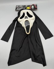NWT  Vintage 1997 Easter Unlimited Fun World DIV Ghost Face Scream Mask 9206 GLO picture