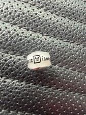 2026 Walt Disney World Parks Pandora White Murano Glass Charm Spacer New picture