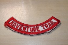 BSA Vintage Adventure Trail Rocker Arm Segment Pie Patch Boy Scouts RWS picture