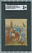 1940 R76 Sperry Candy Co. George Washington #12 Takes Command SGC 3 picture