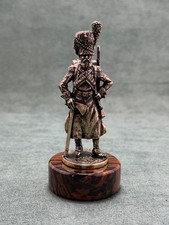 Art Deco Figurine Sapper of the Imperial Guard France Cast Bronze Statuette picture