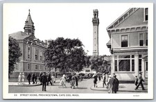 C1910 PROVINCETOWN STREET SCENE CANDY STORE CAPE COD MASSACHUSETTS POSTCARD picture