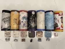 Disney Backstage Collection #1, 2, 3, 4, 5, 6, 8 Cans, Coasters, And Pins picture