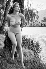 Anita Ekberg 💙 4x6 Photo - 1960s Hollywood Actress - Pin-Up picture
