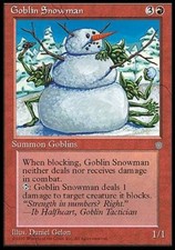 Goblin Snowman ~ Ice Age [ EX ] [ Magic MTG ] picture