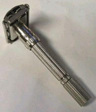 Vintage 1965 Gillette Slim Adjustable Double Edge TTO Safety Razor K 1 picture