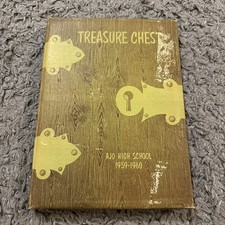 Vintage 1959-1960 Ajo High School Yearbook Treasure Chest Arizona Photos picture