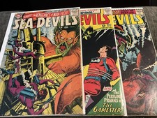 Sea Devils #s 24,26,30 DC Comics 1965 picture