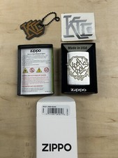 Koch Tools Custom Zippo - Brushed Satin Stainless Steel w/ Engraved Logo picture