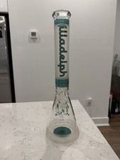 Rare Illadelph Medium Frosted Teal Beaker  picture