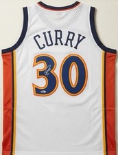 Warriors team Signed Authentic Jersey Stephen Curry JSA Authentic. JERSEY ONLY picture