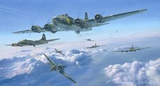 Schweinfurt the Second Mission, Robert Taylor signed by Ten B-17 Aircrew picture
