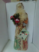 Vintage Antique 1950s Santa Quilted 27