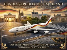 JC Wings 1:400 Germany Government A340-300 19 01 Airlines Custom Diecast Model picture