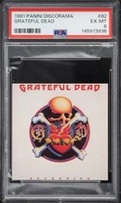1981 Panini Discorama Grateful Dead #82 PSA 6 EXMT Rare Italian Sticker picture