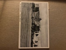 Vintage 1932 Nassau Bahamas Postcard New Colonial Hotel Beach View King George S picture