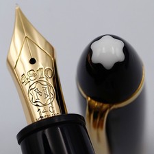 [Near mint] MONTBLANC Meisterstuck 146 70's Vintage Fountain Pen 14C 585 Nib F picture