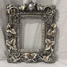 Ornate Baroque -Style Resin Floral Decorative Frame picture