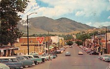 H92/ Golden Colorado Postcard Chrome Washington Ave Stores Autos 144 picture