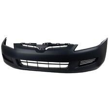 Front Bumper Cover For 2003-2005 Honda Accord Coupe Primed With Emblem Provision picture