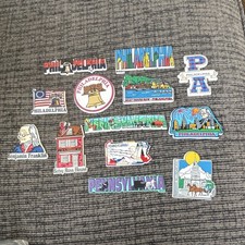 13 Vintage Philadelphia & Pennsylvania Souvenir Refrigerator Magnets picture