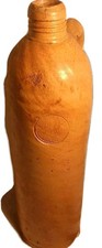 Old 1800s Roisdorfer Hessen Stoneware Bottle German Mineral Seltzer Water VTG picture