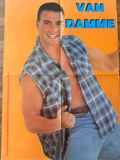 Jean Claude Van Damme Rare Turkish Vintage Poster Original Action Movie 1990s picture