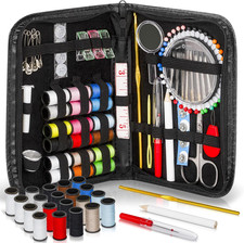 142-Piece Travel Sewing Kit for Adults & Kids, Small Needle & Thread Kit picture
