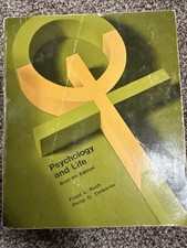 Psychology and Life 1971 Ruch Zimbardo 8th Ed Vintage Textbook Paperback picture