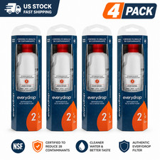 4 Pack EveryDrop Filter 2 EDR2RXD1 Refrigerator Ice & Water Filter New* picture