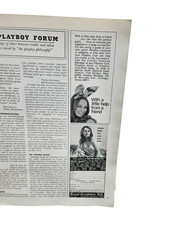 Vintage 1974 Print Ads Playboy Club Catering + Satin Sheets Authentic Original picture