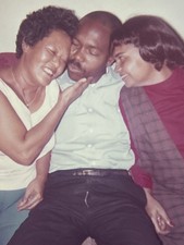 1970s African American Trio Laughing Couch Black Americana picture
