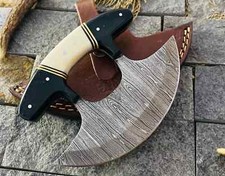 SHARD Alaskan ULU KNIFE With Sheath HAND FORGED 6