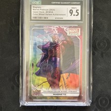2023 Upper Deck Marvel Platinum Magneto Color Wheel Variant Achievement CGC 9.5 picture