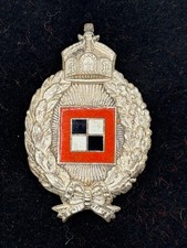 WWI PRUSSIAN GERMAN OBSERVER BADGE JUNCKER  DISTRIBUTION SCREW-BACK PILOT RARE picture