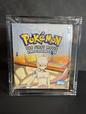 1999 Topps Pokemon The First Movie Blue Logo Factory Sealed 36 Pack Box picture