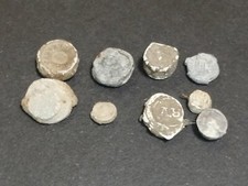 Antique metal Light Seals, 9 pieces of seals. There are inscriptions on the plan picture