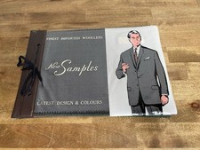 Vintage Tailor's Fabric Sample Men's Suit Sample Book - Finest Imported Samples picture