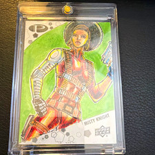 Upper Deck 2021 Marvel Premier Misty Knight 1/1 Sketch Card Erwin Ropa picture