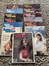 Lot of 13 Vintage Iron Horse Motorcycle Magazines 1980-83 picture
