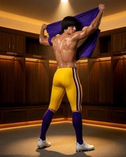 Gay Interest Asian Male Beefcake Physique Shirtless Muscular Photo Print M014166 picture