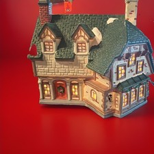 Vintage 1994 Dickens Roadhouse Inn Lighted Christmas Village O'Well With Box picture