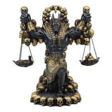 Ebros Large Ancient Egyptian God Anubis Scales Of Justice Statue 11.75