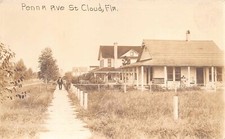 FL - 1910’s RARE REAL PHOTO Florida Homes on Pennsylvania Ave in St. Cloud, FLA picture
