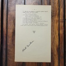 Albert Einstein Signed/Autographed Vintage German Page-Theory of Relativity-COA picture