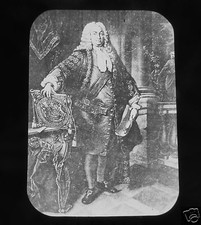 Glass Magic lantern slide SIR ROBERT WALPOLE C1900 1ST BRITISH PRIME MINISTER picture