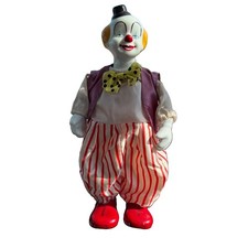 Vintage RARE 13-inch Wind-Up Clown Musical & Animated MUSIC WORKS picture
