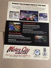 Motor City Online PC EA Games Print Ad Poster Vintage Wall Art picture